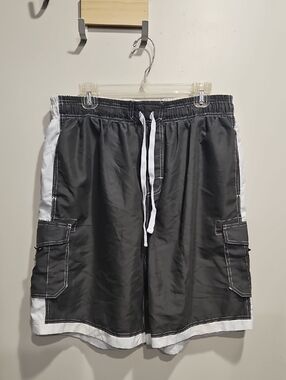 US ApparelMen's Cargo Cargo Shorts with Drawstring Waist XL